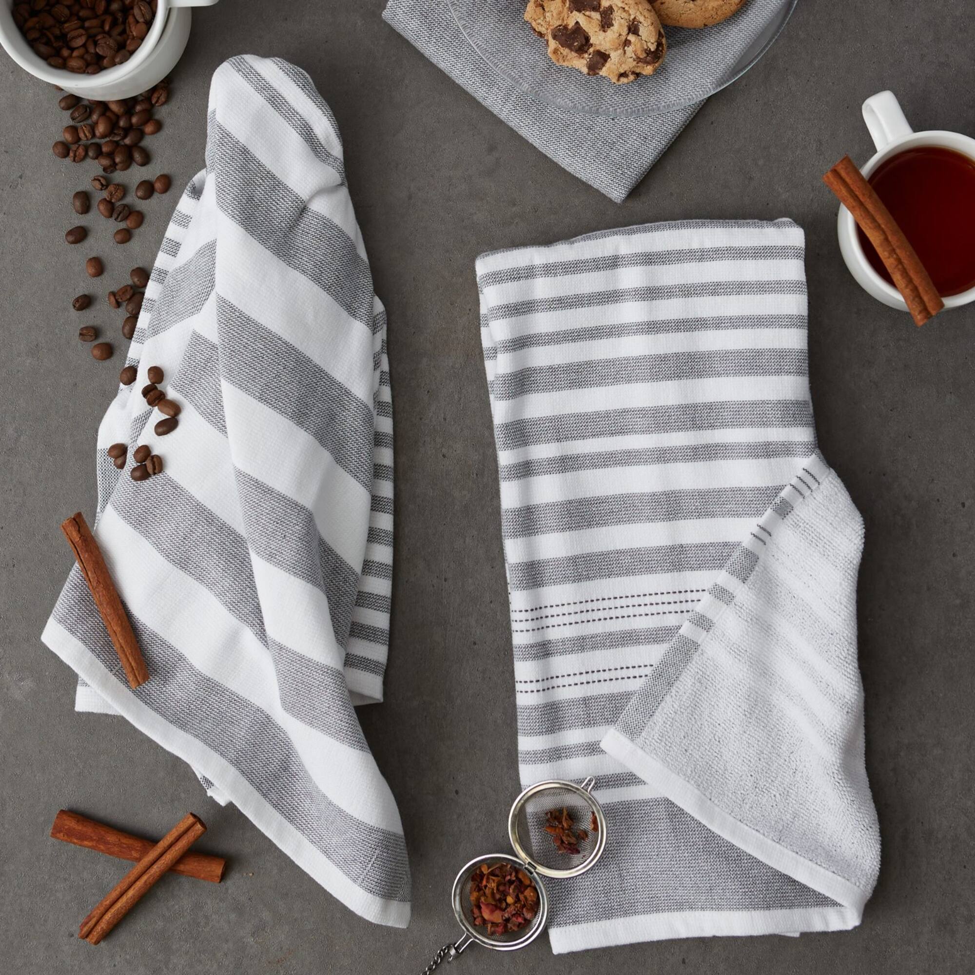 DII® Mineral French Terry Dish Towels, 3ct.